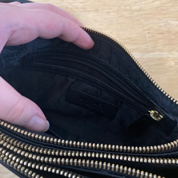 Michael Kors Bedford 3 Zip Crossbody Purse - Picture 4 of 6